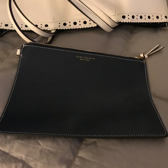 Tory Burch Block-T-Colored Block Tote - Picture 4 of 6